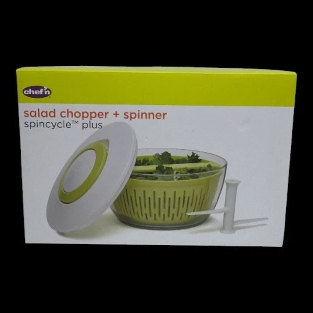 Chef'n Salad Chopper + Spinner Spincycle Plus New in Box